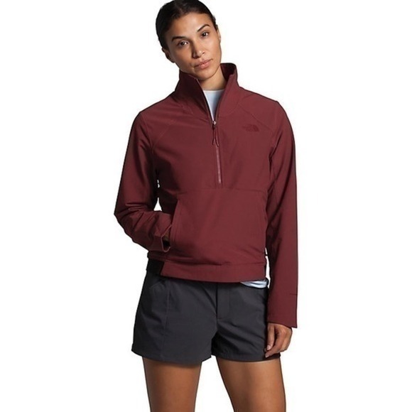 The North Face Shelbe Raschel Reversible Fleece Lined Pullover in Root Brown XS - Picture 1 of 14